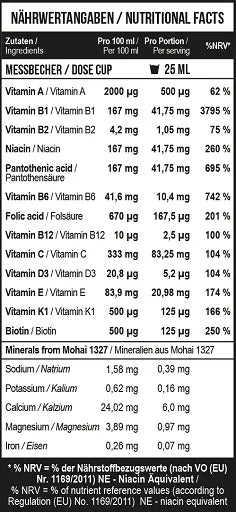 MST – HEALTHY Multivitamin Liquid 1000ml Orange