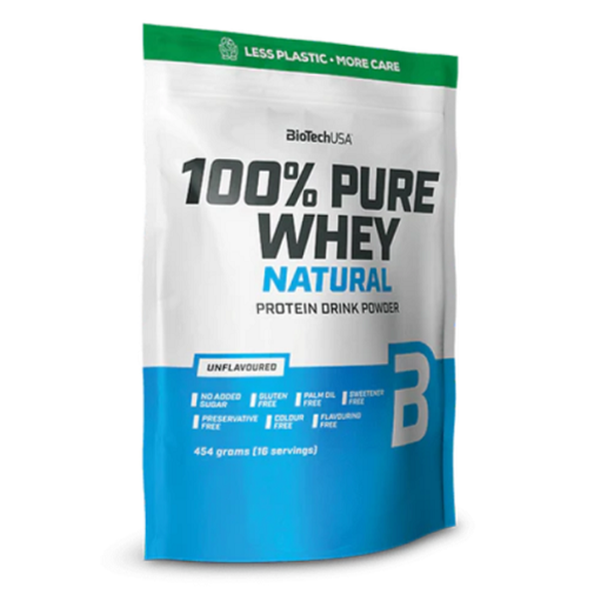 BioTech 100% Pure Whey 454g-Whey Protein-Maniac-Sports.de