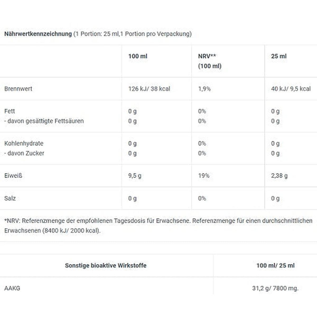 BioTech AAKG 7800 20 x 25ml-AAKG-Maniac-Sports.de