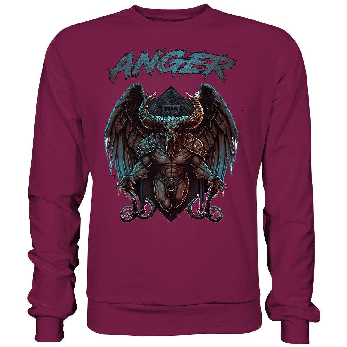 ANGER - Sweatshirt-Sweatshirts-Maniac-Sports.de