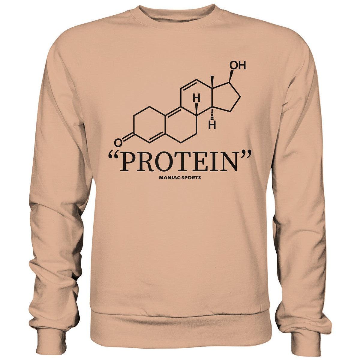 "PROTEIN" - Sweatshirt-Sweatshirts-Maniac-Sports.de