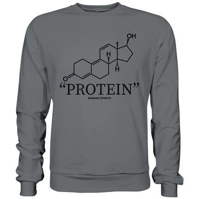 "PROTEIN" - Sweatshirt-Sweatshirts-Maniac-Sports.de